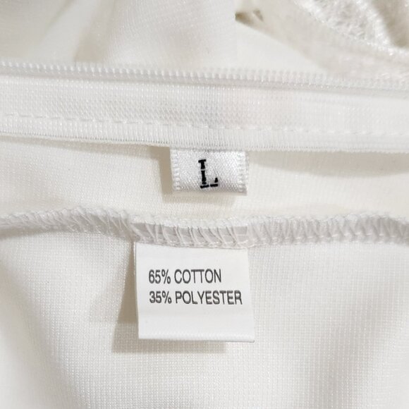 💥STUNNING!💥3D Embroidered Lace Appliqué "Angel Wings" Dress in White - Picture 15 of 16